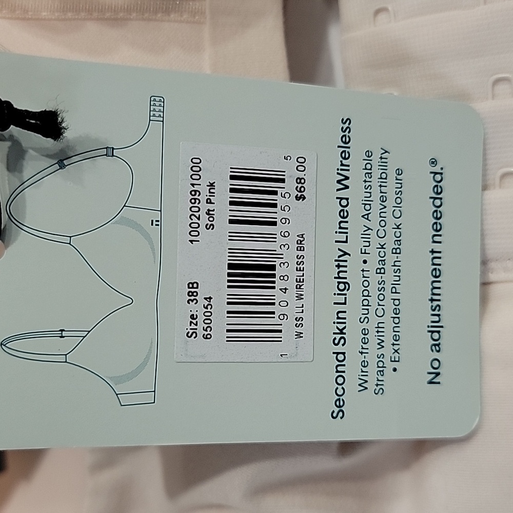 New 38BTommy John Women's Beige Bra - Picture 3 of 5